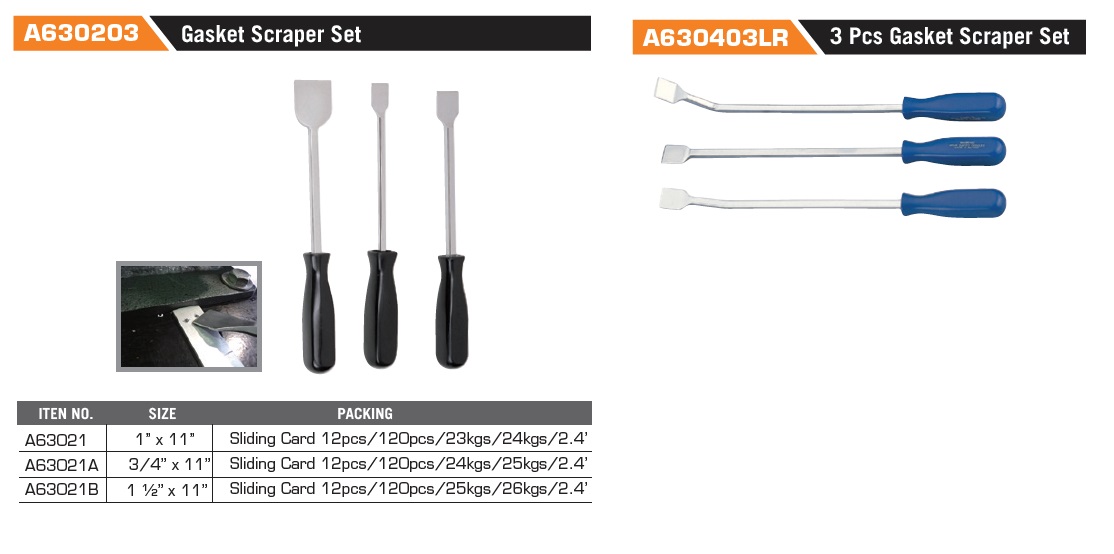 A630203 Gasket Scraper Set